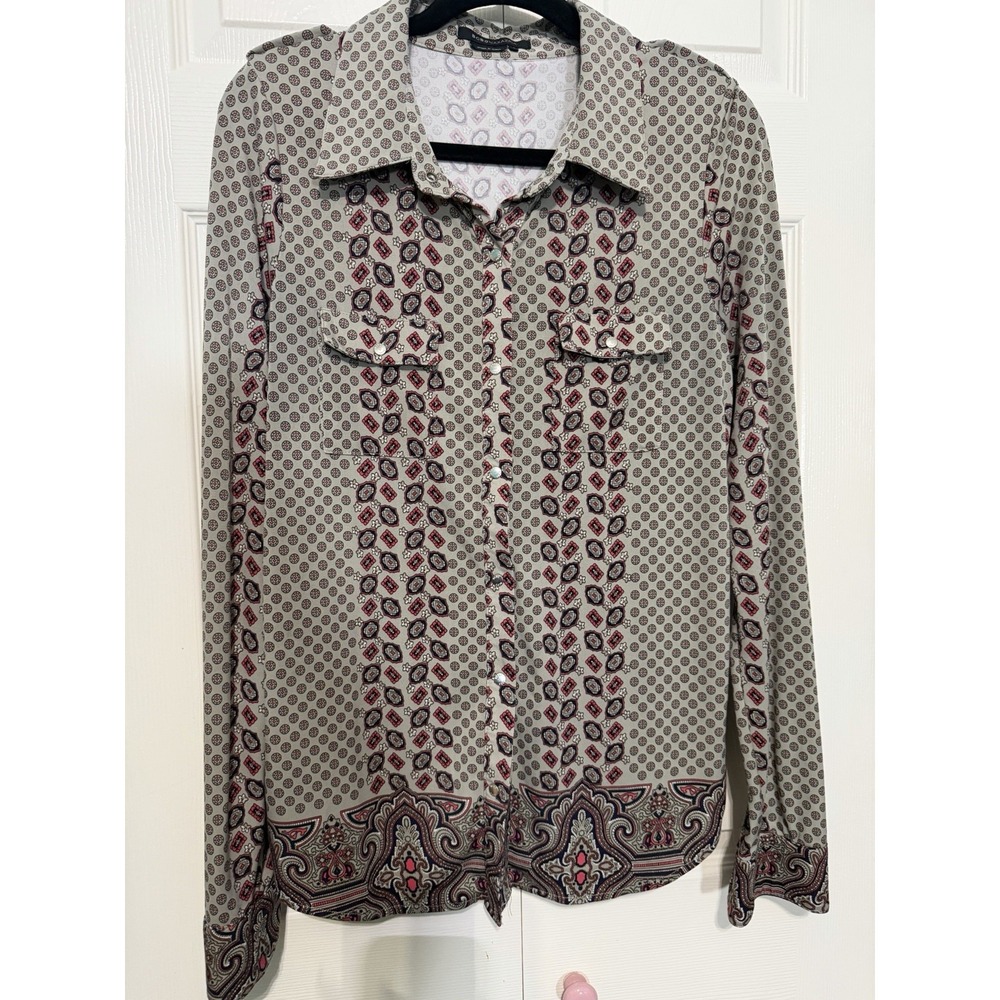 BCBG Women's Button Down Blouse Size‎ Large